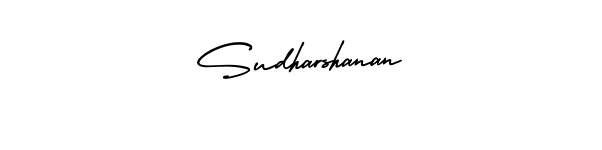 It looks lik you need a new signature style for name Sudharshanan. Design unique handwritten (AmerikaSignatureDemo-Regular) signature with our free signature maker in just a few clicks. Sudharshanan signature style 3 images and pictures png