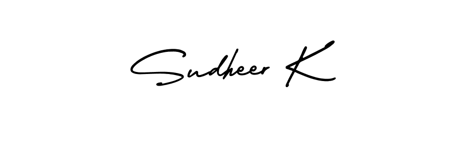 if you are searching for the best signature style for your name Sudheer K. so please give up your signature search. here we have designed multiple signature styles  using AmerikaSignatureDemo-Regular. Sudheer K signature style 3 images and pictures png