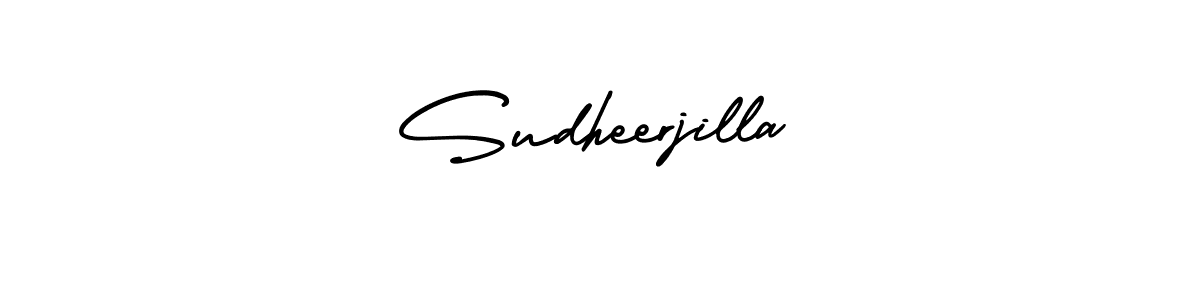 AmerikaSignatureDemo-Regular is a professional signature style that is perfect for those who want to add a touch of class to their signature. It is also a great choice for those who want to make their signature more unique. Get Sudheerjilla name to fancy signature for free. Sudheerjilla signature style 3 images and pictures png