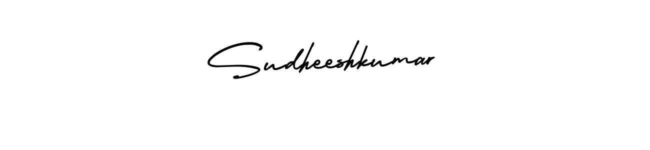 Sudheeshkumar stylish signature style. Best Handwritten Sign (AmerikaSignatureDemo-Regular) for my name. Handwritten Signature Collection Ideas for my name Sudheeshkumar. Sudheeshkumar signature style 3 images and pictures png