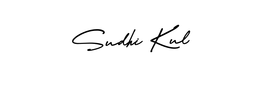 Best and Professional Signature Style for Sudhi Kul. AmerikaSignatureDemo-Regular Best Signature Style Collection. Sudhi Kul signature style 3 images and pictures png
