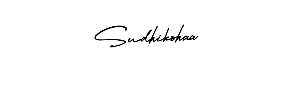 Sudhikshaa stylish signature style. Best Handwritten Sign (AmerikaSignatureDemo-Regular) for my name. Handwritten Signature Collection Ideas for my name Sudhikshaa. Sudhikshaa signature style 3 images and pictures png