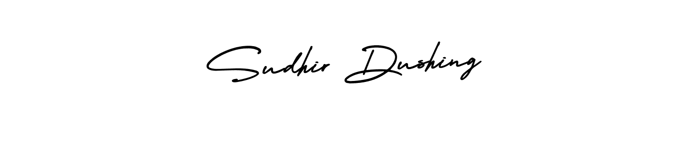 Make a short Sudhir Dushing signature style. Manage your documents anywhere anytime using AmerikaSignatureDemo-Regular. Create and add eSignatures, submit forms, share and send files easily. Sudhir Dushing signature style 3 images and pictures png