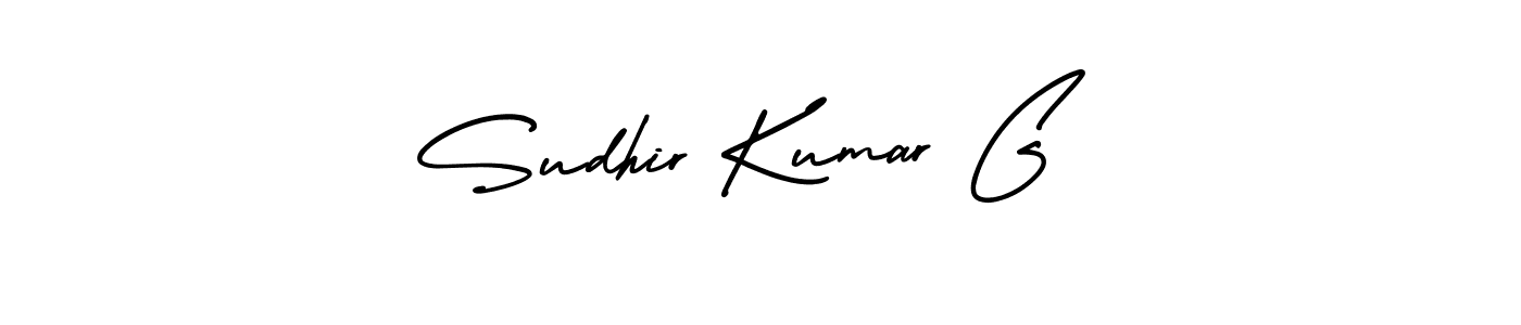 Design your own signature with our free online signature maker. With this signature software, you can create a handwritten (AmerikaSignatureDemo-Regular) signature for name Sudhir Kumar G. Sudhir Kumar G signature style 3 images and pictures png