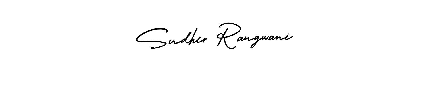 Make a beautiful signature design for name Sudhir Rangwani. Use this online signature maker to create a handwritten signature for free. Sudhir Rangwani signature style 3 images and pictures png