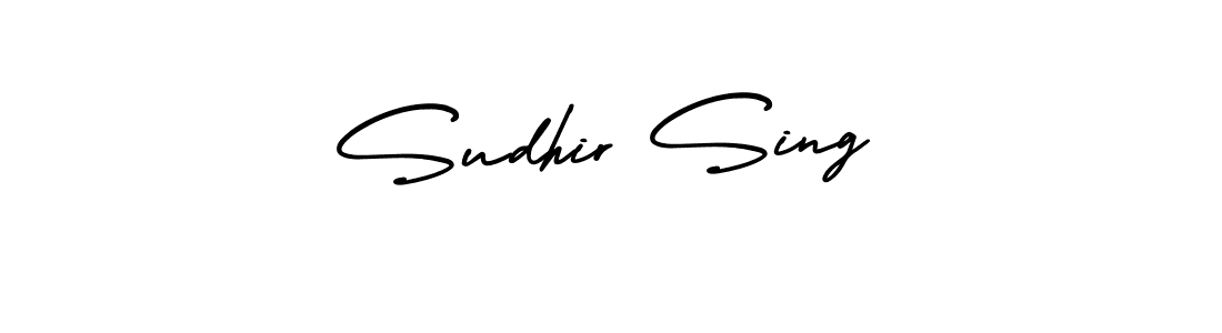 Use a signature maker to create a handwritten signature online. With this signature software, you can design (AmerikaSignatureDemo-Regular) your own signature for name Sudhir Sing. Sudhir Sing signature style 3 images and pictures png