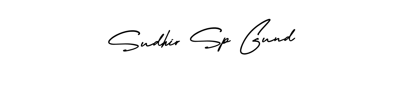 How to Draw Sudhir Sp Gund signature style? AmerikaSignatureDemo-Regular is a latest design signature styles for name Sudhir Sp Gund. Sudhir Sp Gund signature style 3 images and pictures png