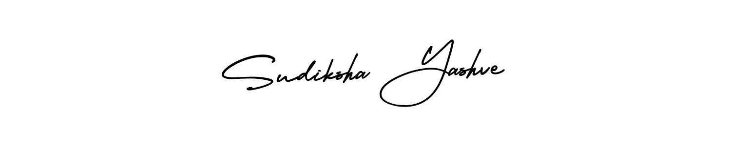 Use a signature maker to create a handwritten signature online. With this signature software, you can design (AmerikaSignatureDemo-Regular) your own signature for name Sudiksha Yashve. Sudiksha Yashve signature style 3 images and pictures png