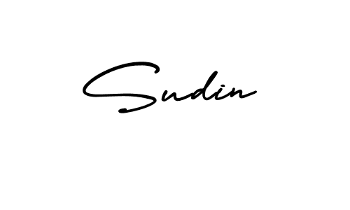 How to Draw Sudin signature style? AmerikaSignatureDemo-Regular is a latest design signature styles for name Sudin. Sudin signature style 3 images and pictures png