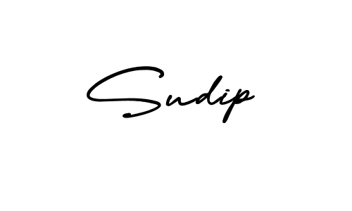 It looks lik you need a new signature style for name Sudip. Design unique handwritten (AmerikaSignatureDemo-Regular) signature with our free signature maker in just a few clicks. Sudip signature style 3 images and pictures png