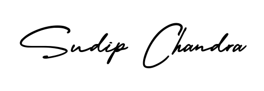Make a short Sudip Chandra signature style. Manage your documents anywhere anytime using AmerikaSignatureDemo-Regular. Create and add eSignatures, submit forms, share and send files easily. Sudip Chandra signature style 3 images and pictures png
