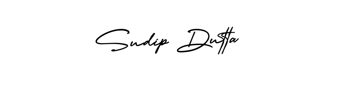 Make a beautiful signature design for name Sudip Dutta. With this signature (AmerikaSignatureDemo-Regular) style, you can create a handwritten signature for free. Sudip Dutta signature style 3 images and pictures png