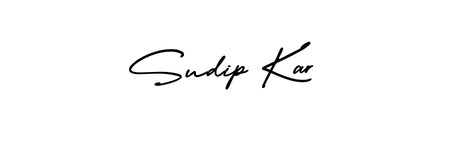 Make a beautiful signature design for name Sudip Kar. With this signature (AmerikaSignatureDemo-Regular) style, you can create a handwritten signature for free. Sudip Kar signature style 3 images and pictures png