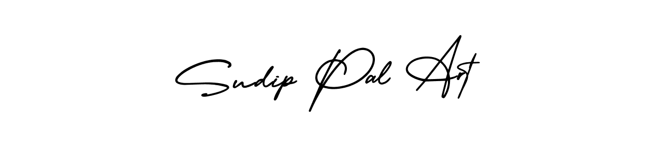 How to make Sudip Pal Art signature? AmerikaSignatureDemo-Regular is a professional autograph style. Create handwritten signature for Sudip Pal Art name. Sudip Pal Art signature style 3 images and pictures png