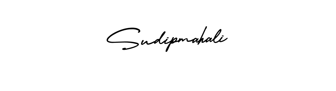 How to Draw Sudipmahali signature style? AmerikaSignatureDemo-Regular is a latest design signature styles for name Sudipmahali. Sudipmahali signature style 3 images and pictures png