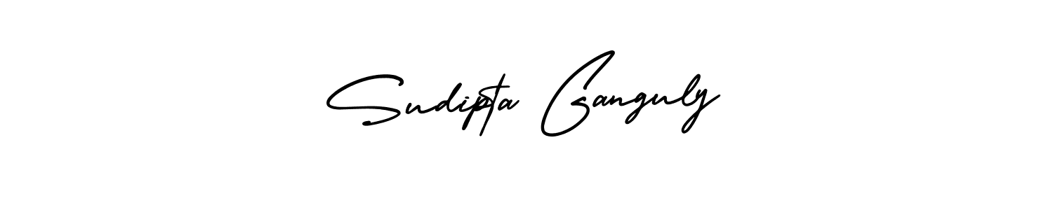 Make a beautiful signature design for name Sudipta Ganguly. With this signature (AmerikaSignatureDemo-Regular) style, you can create a handwritten signature for free. Sudipta Ganguly signature style 3 images and pictures png