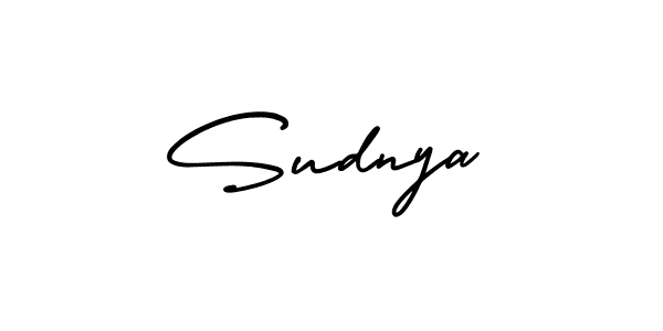 Make a beautiful signature design for name Sudnya. Use this online signature maker to create a handwritten signature for free. Sudnya signature style 3 images and pictures png