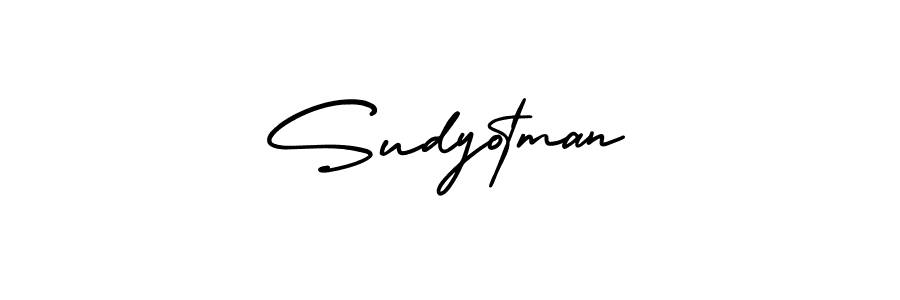 Make a beautiful signature design for name Sudyotman. Use this online signature maker to create a handwritten signature for free. Sudyotman signature style 3 images and pictures png