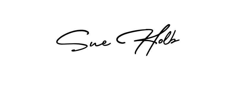 It looks lik you need a new signature style for name Sue Holb. Design unique handwritten (AmerikaSignatureDemo-Regular) signature with our free signature maker in just a few clicks. Sue Holb signature style 3 images and pictures png