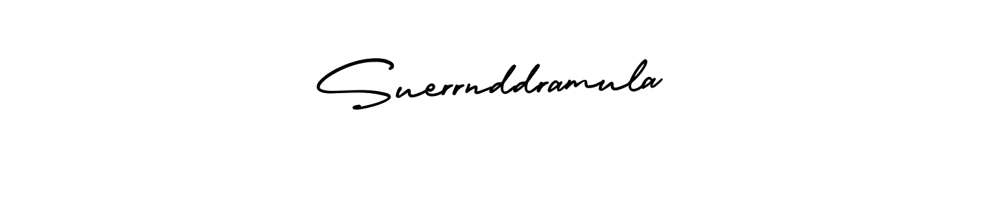 Also we have Suerrnddramula name is the best signature style. Create professional handwritten signature collection using AmerikaSignatureDemo-Regular autograph style. Suerrnddramula signature style 3 images and pictures png