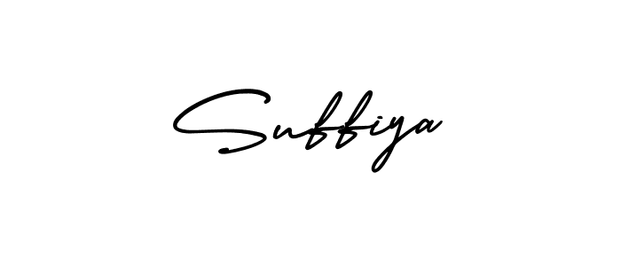 Also You can easily find your signature by using the search form. We will create Suffiya name handwritten signature images for you free of cost using AmerikaSignatureDemo-Regular sign style. Suffiya signature style 3 images and pictures png