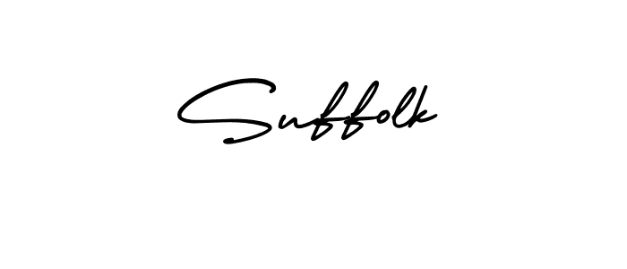 Best and Professional Signature Style for Suffolk. AmerikaSignatureDemo-Regular Best Signature Style Collection. Suffolk signature style 3 images and pictures png