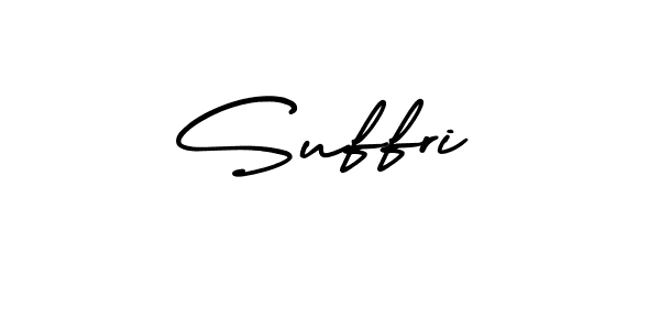 It looks lik you need a new signature style for name Suffri. Design unique handwritten (AmerikaSignatureDemo-Regular) signature with our free signature maker in just a few clicks. Suffri signature style 3 images and pictures png