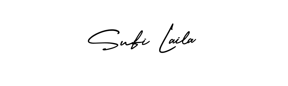 AmerikaSignatureDemo-Regular is a professional signature style that is perfect for those who want to add a touch of class to their signature. It is also a great choice for those who want to make their signature more unique. Get Sufi Laila name to fancy signature for free. Sufi Laila signature style 3 images and pictures png