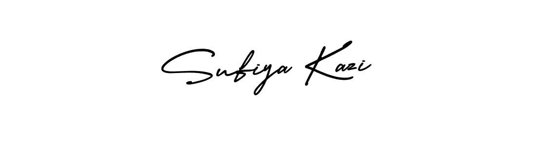 Similarly AmerikaSignatureDemo-Regular is the best handwritten signature design. Signature creator online .You can use it as an online autograph creator for name Sufiya Kazi. Sufiya Kazi signature style 3 images and pictures png