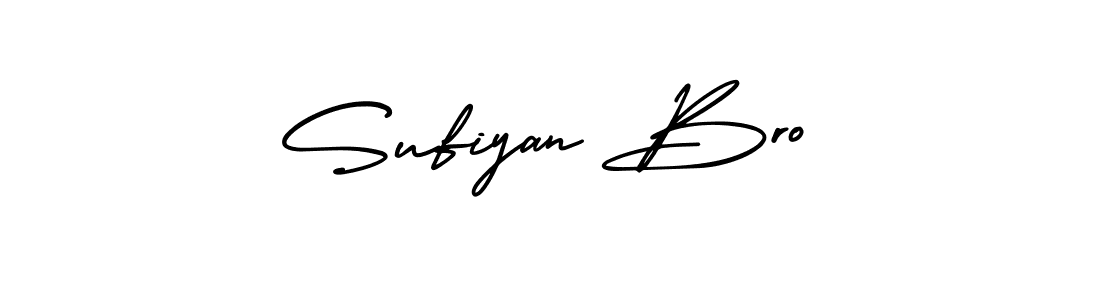 How to Draw Sufiyan Bro signature style? AmerikaSignatureDemo-Regular is a latest design signature styles for name Sufiyan Bro. Sufiyan Bro signature style 3 images and pictures png