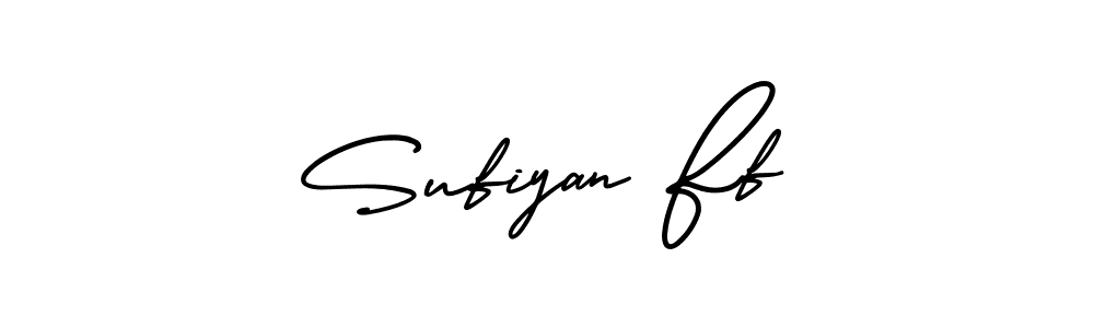 You should practise on your own different ways (AmerikaSignatureDemo-Regular) to write your name (Sufiyan Ff) in signature. don't let someone else do it for you. Sufiyan Ff signature style 3 images and pictures png