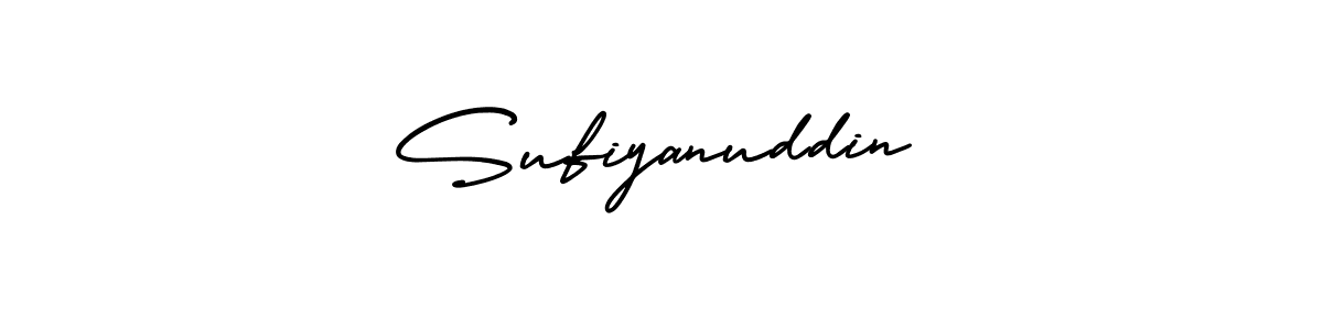 How to make Sufiyanuddin signature? AmerikaSignatureDemo-Regular is a professional autograph style. Create handwritten signature for Sufiyanuddin name. Sufiyanuddin signature style 3 images and pictures png