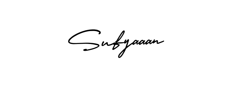 You should practise on your own different ways (AmerikaSignatureDemo-Regular) to write your name (Sufyaaan) in signature. don't let someone else do it for you. Sufyaaan signature style 3 images and pictures png