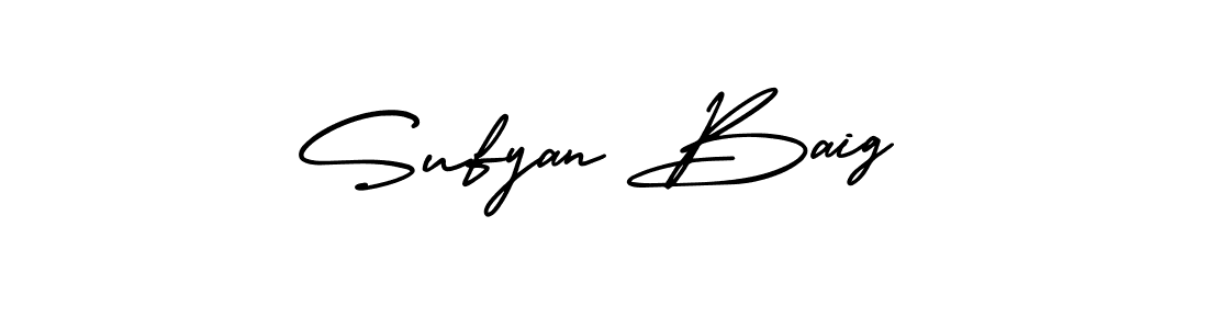 AmerikaSignatureDemo-Regular is a professional signature style that is perfect for those who want to add a touch of class to their signature. It is also a great choice for those who want to make their signature more unique. Get Sufyan Baig name to fancy signature for free. Sufyan Baig signature style 3 images and pictures png