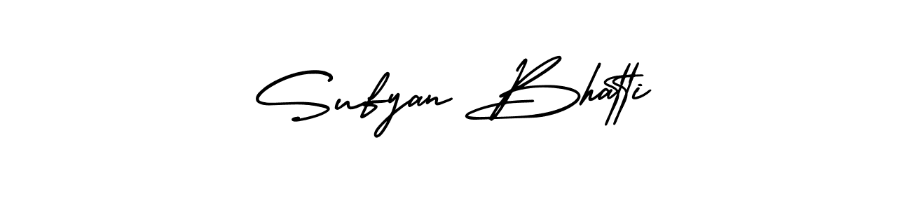 This is the best signature style for the Sufyan Bhatti name. Also you like these signature font (AmerikaSignatureDemo-Regular). Mix name signature. Sufyan Bhatti signature style 3 images and pictures png