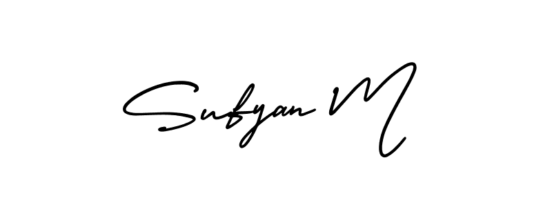 Once you've used our free online signature maker to create your best signature AmerikaSignatureDemo-Regular style, it's time to enjoy all of the benefits that Sufyan M name signing documents. Sufyan M signature style 3 images and pictures png