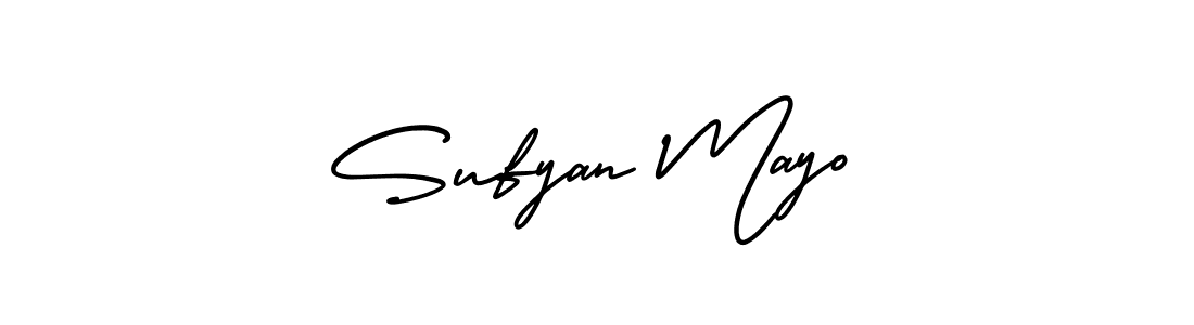 Make a short Sufyan Mayo signature style. Manage your documents anywhere anytime using AmerikaSignatureDemo-Regular. Create and add eSignatures, submit forms, share and send files easily. Sufyan Mayo signature style 3 images and pictures png