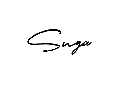 Use a signature maker to create a handwritten signature online. With this signature software, you can design (AmerikaSignatureDemo-Regular) your own signature for name Suga. Suga signature style 3 images and pictures png