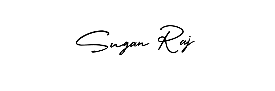 Similarly AmerikaSignatureDemo-Regular is the best handwritten signature design. Signature creator online .You can use it as an online autograph creator for name Sugan Raj. Sugan Raj signature style 3 images and pictures png