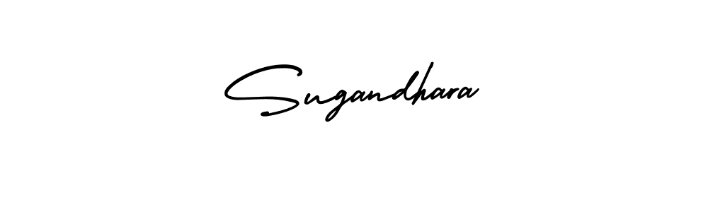 It looks lik you need a new signature style for name Sugandhara. Design unique handwritten (AmerikaSignatureDemo-Regular) signature with our free signature maker in just a few clicks. Sugandhara signature style 3 images and pictures png