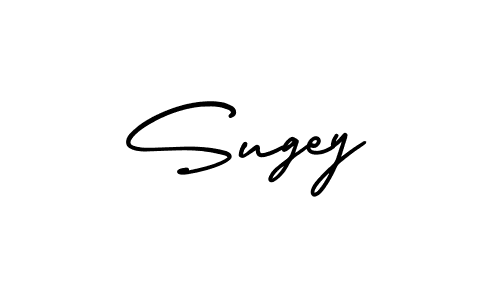 How to Draw Sugey signature style? AmerikaSignatureDemo-Regular is a latest design signature styles for name Sugey. Sugey signature style 3 images and pictures png