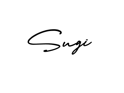 How to make Sugi signature? AmerikaSignatureDemo-Regular is a professional autograph style. Create handwritten signature for Sugi name. Sugi signature style 3 images and pictures png