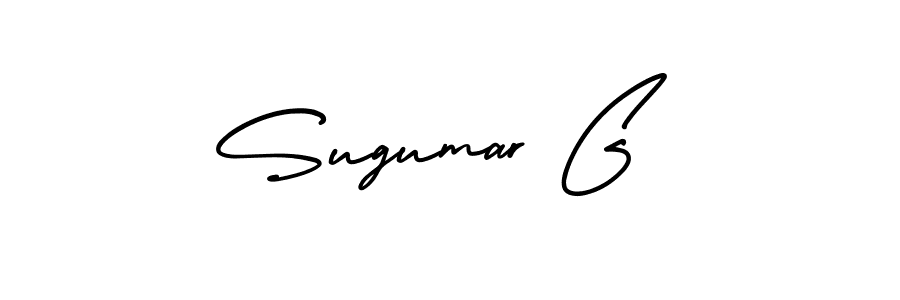How to make Sugumar G signature? AmerikaSignatureDemo-Regular is a professional autograph style. Create handwritten signature for Sugumar G name. Sugumar G signature style 3 images and pictures png