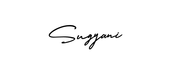 Also we have Sugyani name is the best signature style. Create professional handwritten signature collection using AmerikaSignatureDemo-Regular autograph style. Sugyani signature style 3 images and pictures png