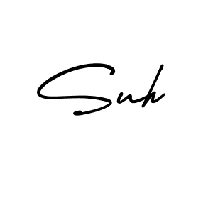 How to make Suh signature? AmerikaSignatureDemo-Regular is a professional autograph style. Create handwritten signature for Suh name. Suh signature style 3 images and pictures png