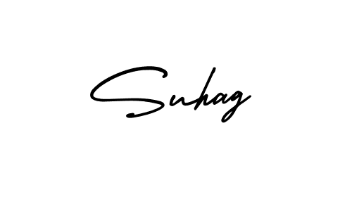 Create a beautiful signature design for name Suhag. With this signature (AmerikaSignatureDemo-Regular) fonts, you can make a handwritten signature for free. Suhag signature style 3 images and pictures png