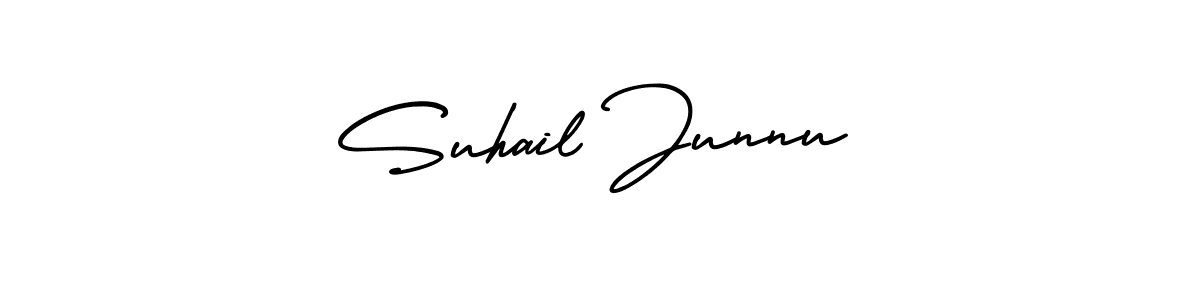 How to make Suhail Junnu signature? AmerikaSignatureDemo-Regular is a professional autograph style. Create handwritten signature for Suhail Junnu name. Suhail Junnu signature style 3 images and pictures png