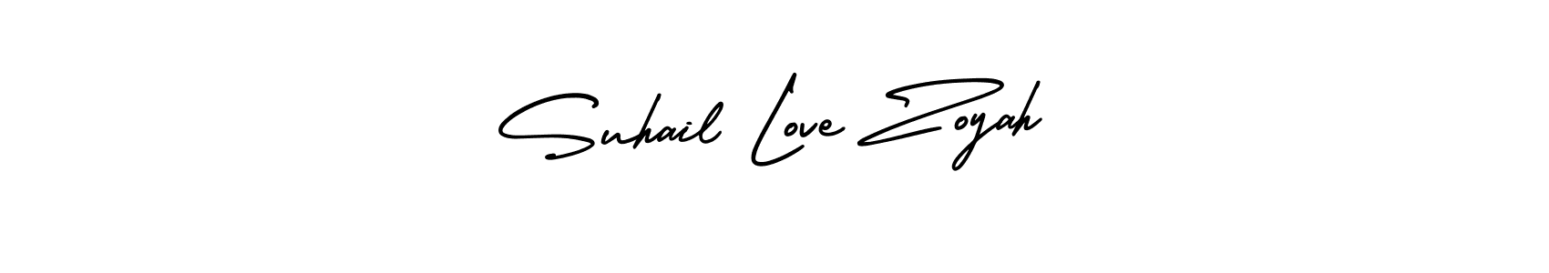Best and Professional Signature Style for Suhail Love Zoyah. AmerikaSignatureDemo-Regular Best Signature Style Collection. Suhail Love Zoyah signature style 3 images and pictures png