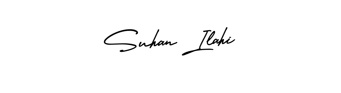 Make a beautiful signature design for name Suhan Ilahi. With this signature (AmerikaSignatureDemo-Regular) style, you can create a handwritten signature for free. Suhan Ilahi signature style 3 images and pictures png