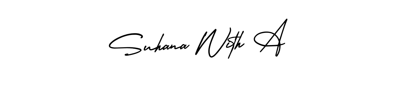 Make a beautiful signature design for name Suhana With A. Use this online signature maker to create a handwritten signature for free. Suhana With A signature style 3 images and pictures png